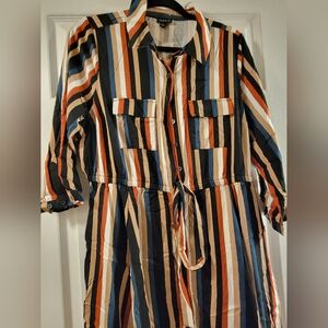 Torrid Multicolor Striped Dress